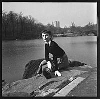 Audrey Hepburn on a 1952 visit to New York, USA wh