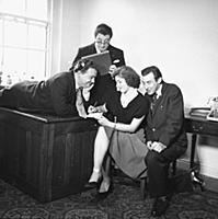 The Goon Show cast, Peter Sellers, Harry Secombe a