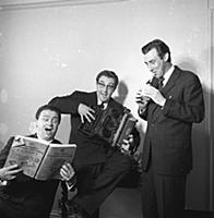 The Goon Show cast, Peter Sellers, Harry Secombe a