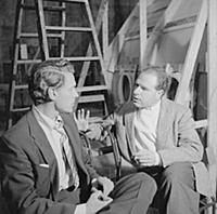 Theatre and film director Peter Brook at Elstree S