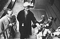 Audrey Hepburn on a 1952 visit to New York, USA wh