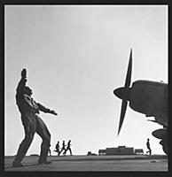 Landing on the aircraft carrier HMS Indomitable in
