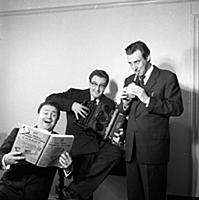 The Goon Show cast, Peter Sellers, Harry Secombe a