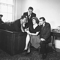The Goon Show cast, Peter Sellers, Harry Secombe a