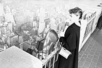 Audrey Hepburn on a 1952 visit to New York, USA wh