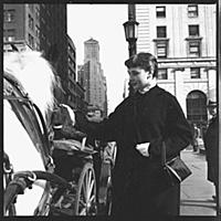 Audrey Hepburn on a 1952 visit to New York, USA wh