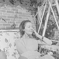 Vivien Leigh, 1913-1967, at her country retreat Ti