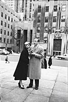 Audrey Hepburn on a 1952 visit to New York, USA wh