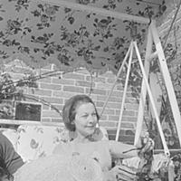 Vivien Leigh, 1913-1967, at her country retreat Ti