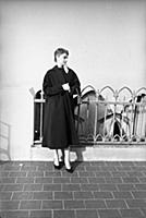 Audrey Hepburn on a 1952 visit to New York, USA wh