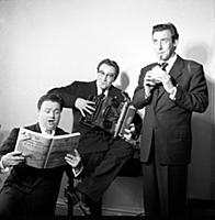 The Goon Show cast, Peter Sellers, Harry Secombe a