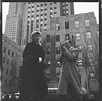 Audrey Hepburn on a 1952 visit to New York, USA wh