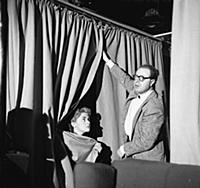 Theatre and film director Peter Brook at Elstree S