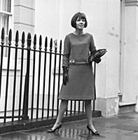 Mary Quant in Chelsea, London, 1963. b. 1934.
The