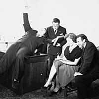 The Goon Show cast, Peter Sellers, Harry Secombe a