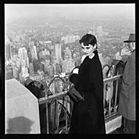 Audrey Hepburn on a 1952 visit to New York, USA wh