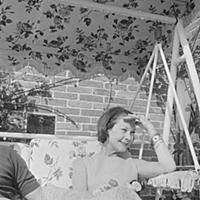 Vivien Leigh, 1913-1967, at her country retreat Ti