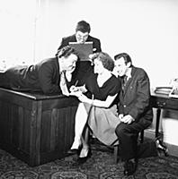 The Goon Show cast, Peter Sellers, Harry Secombe a
