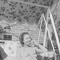 Vivien Leigh, 1913-1967, at her country retreat Ti