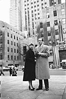Audrey Hepburn on a 1952 visit to New York, USA wh
