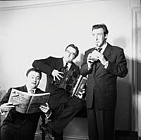 The Goon Show cast, Peter Sellers, Harry Secombe a