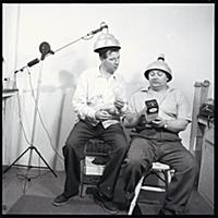Harry Secombe and Max Bygraves, both singers and c