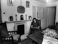 Prefabricated houses - interiors .
Mrs Dyeth in h