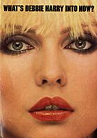 Debbie Harry, lead singer of the pop group Blondie