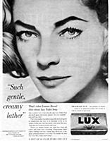 Lux soap advert, 1950s. With a testimony by film s