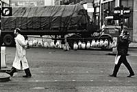 Chamberpots being delivered to Sothebys for a chin