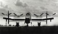 One of the last Lancaster Bombers in full flying o