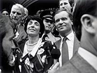 jeffrey archer and mary archer triumphant after wi