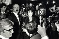 'elizabeth taylor' and bodyguards in a press of ph