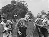 Scouts at Sutton scouts jamboree .
1936