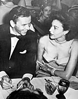 Frank Sinatra, whose ramance with movie star Ava G