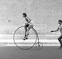 Penny Farthing girl - February/March 1956
24 year