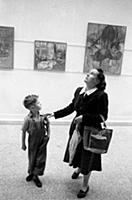 Whitechapel Art Gallery in London's East End, 1955