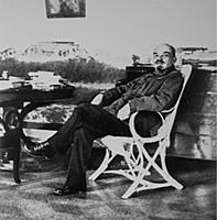 Lenin in his study room, Gorki , early August 1922