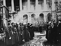 The Guards of Smolny Institute in Petrograd, the H