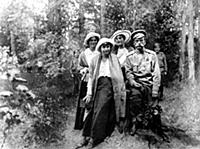 Tsar Nicholas II and his daughters in captivity
1