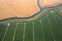 Agricultural fields, Valley of Yzer, Belgium