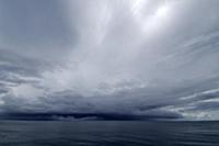 Storm clouds over the sea, Aldabra, Seychelles