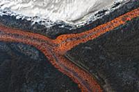 Lava flow, Tolbachik Volcano, Kamchatka, Russia