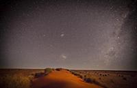 Milky way over sand dune, Simpson Desert, Northern