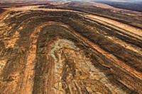 Folded ridges, Northern Territory, Australia