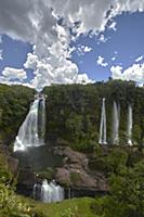 Waterfalls in rainforest, La Macarena, Colombia