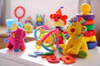 Colourful soft toys & babies' toys