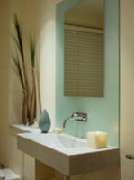 Modern bathroom in pastel tones - designer basin d