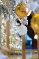 Hanging Christmas baubles