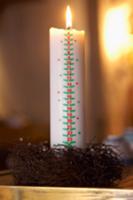 Advent calendar candle